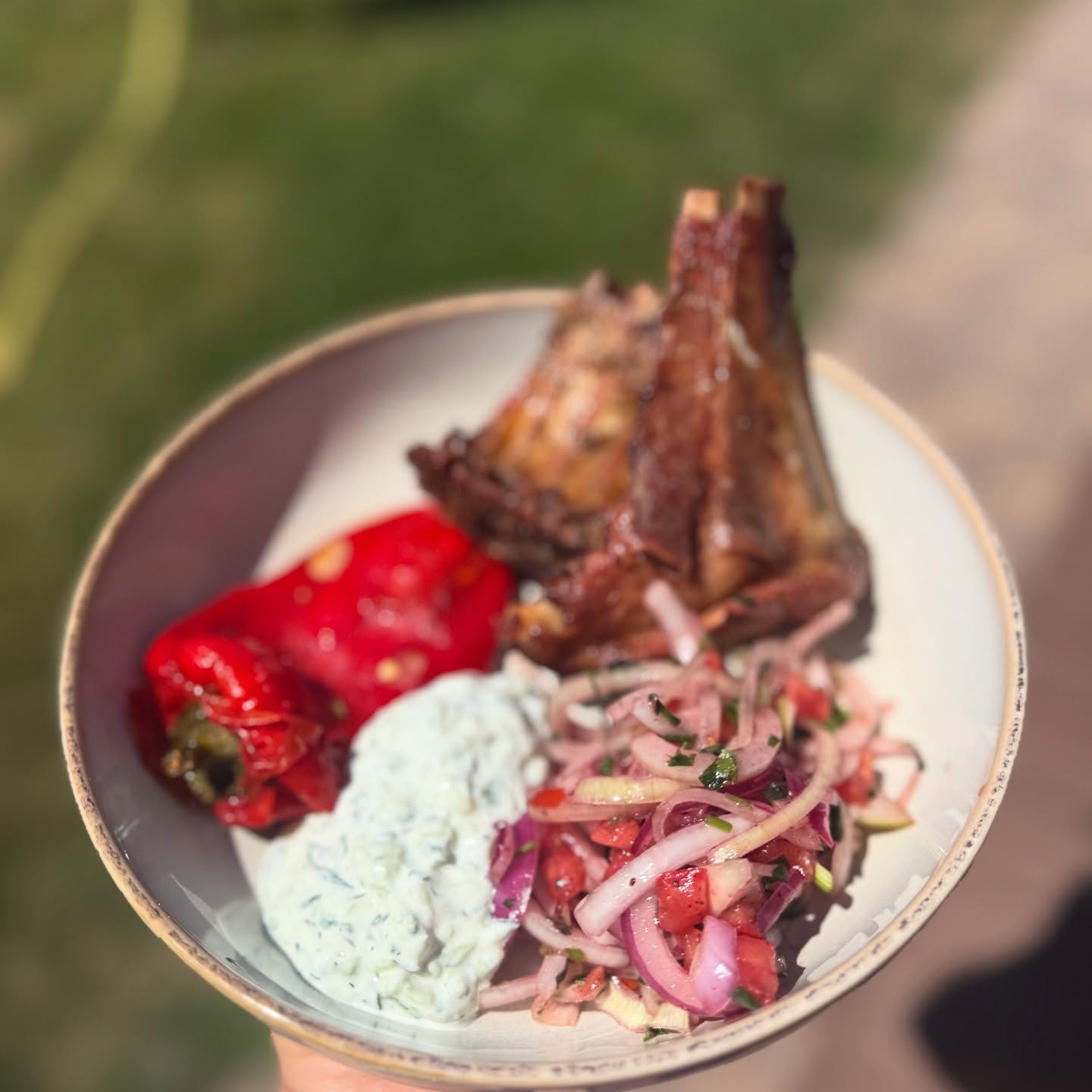 #mediterranean
#foodie
#sumac
#onionsalad
#tzatziki
#tzatzikisauce
#slowcook
#lamb